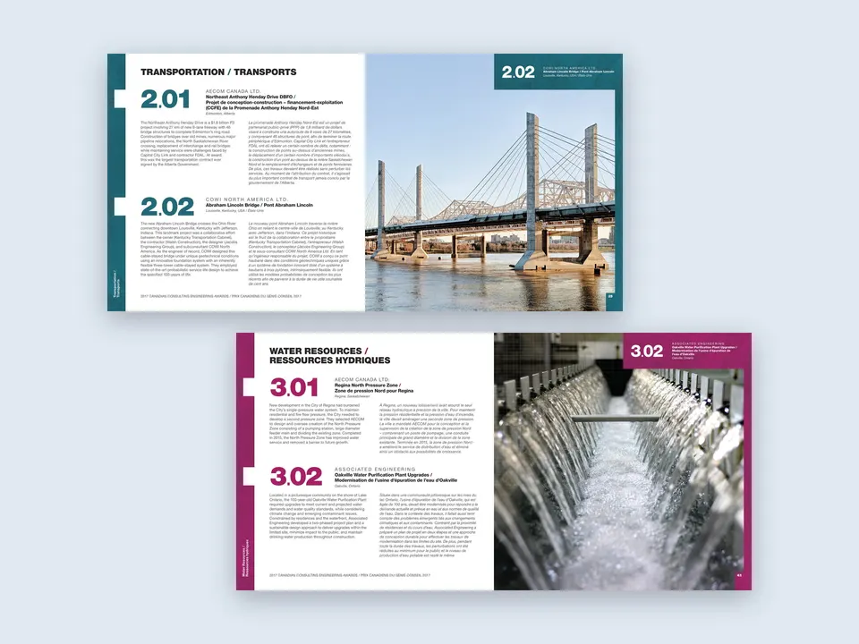 Spreads on transportation and water resources