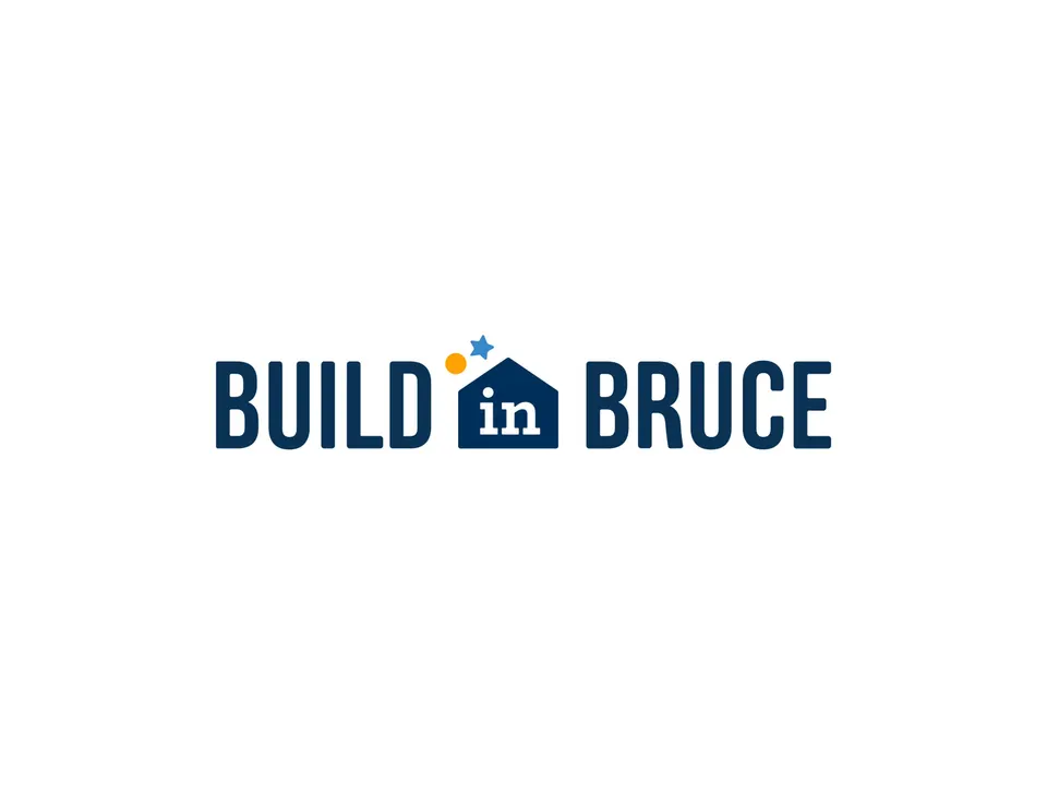 Housing program logo, concept one, on white